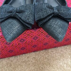 🌺TORY BURCH Denin flats shoes